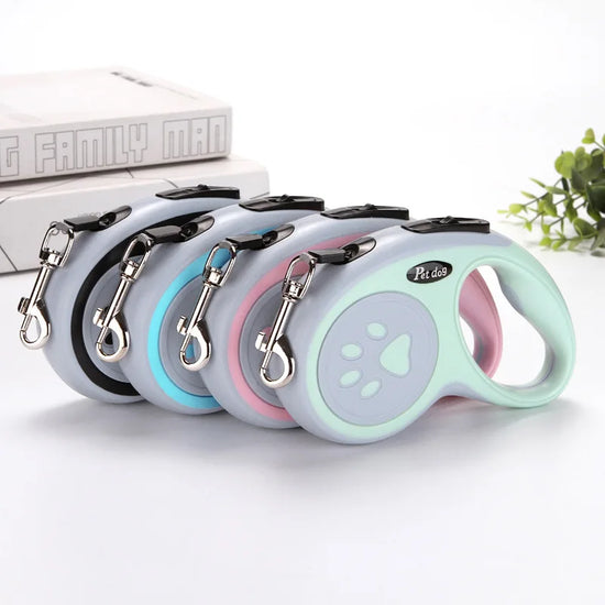 Automatic Retractable Nylon Dog Leash for Walking & Running