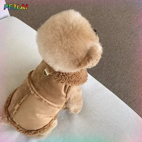 Cute Soft Vest Jacket for Small and Medium Dogs in Autumn and Winter