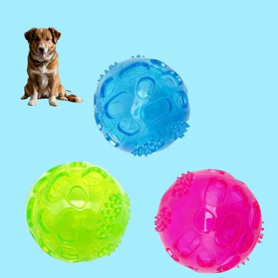 Squeaky Bouncing Puzzle Ball for Small & Medium Dogs