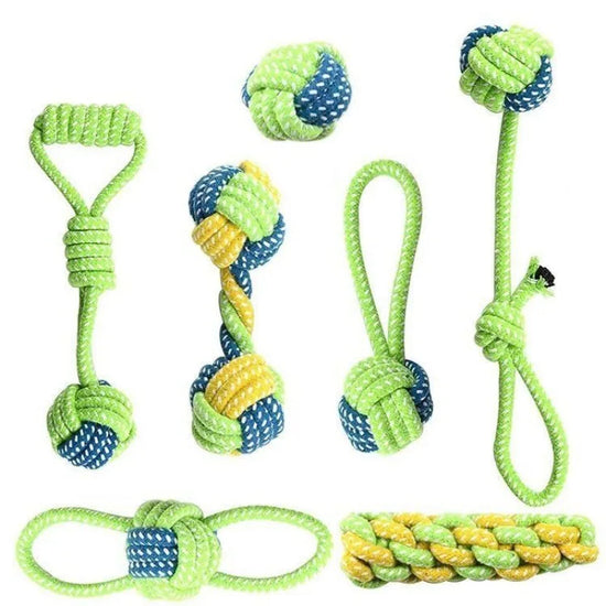 Cotton Rope Ball Chew Toy for Puppies and Dogs